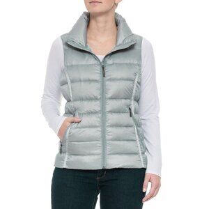 Mountain Khakis Women's Ooh La La Down Puffer Vest Small Silver